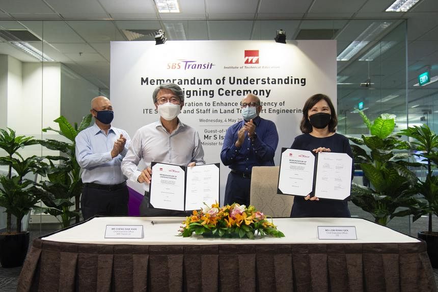 SBS Transit dan ITE meluncurkan diploma kerja-studi di bidang teknik transportasi darat