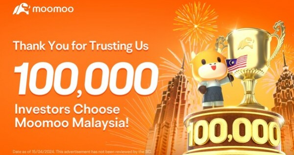 Moomoo Malaysia melampaui 100.000 klien; Menjadi Aplikasi Keuangan No.1 yang Paling Banyak Diunduh di Malaysia, Berita Bisnis