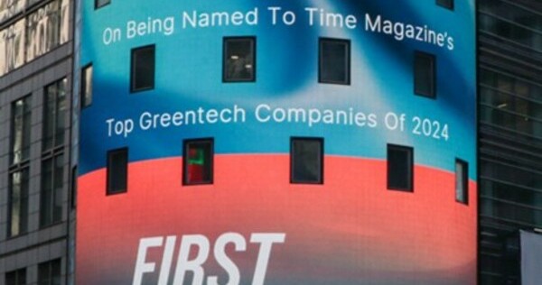 FirstElement Fuel, Pemimpin Dunia dalam Solusi Pengisian Bahan Bakar Hidrogen, Terpilih sebagai Top 40 US GreenTech Company oleh Time Magazine, Business News